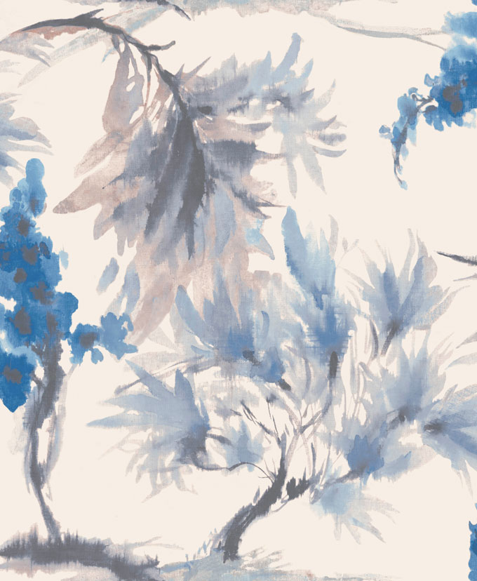 Обои 1838 Wallcoverings Capri Mimosa Azure 1905-124-02